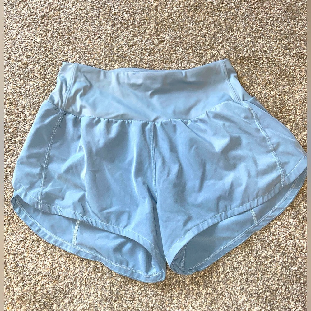 blue athletic shorts lightly used
